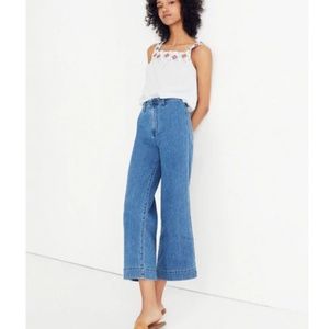 Madewell Emmett Wide-Leg Crop Jeans